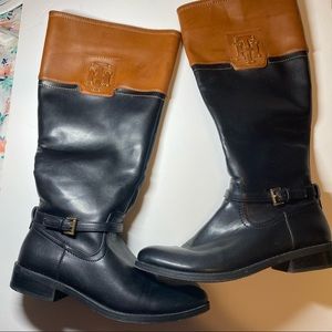 Tommy Hilfiger tall riding style boots